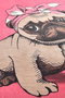 Mijölnir Alfombrilla de baño Pink Pug Djt (100 cm)
